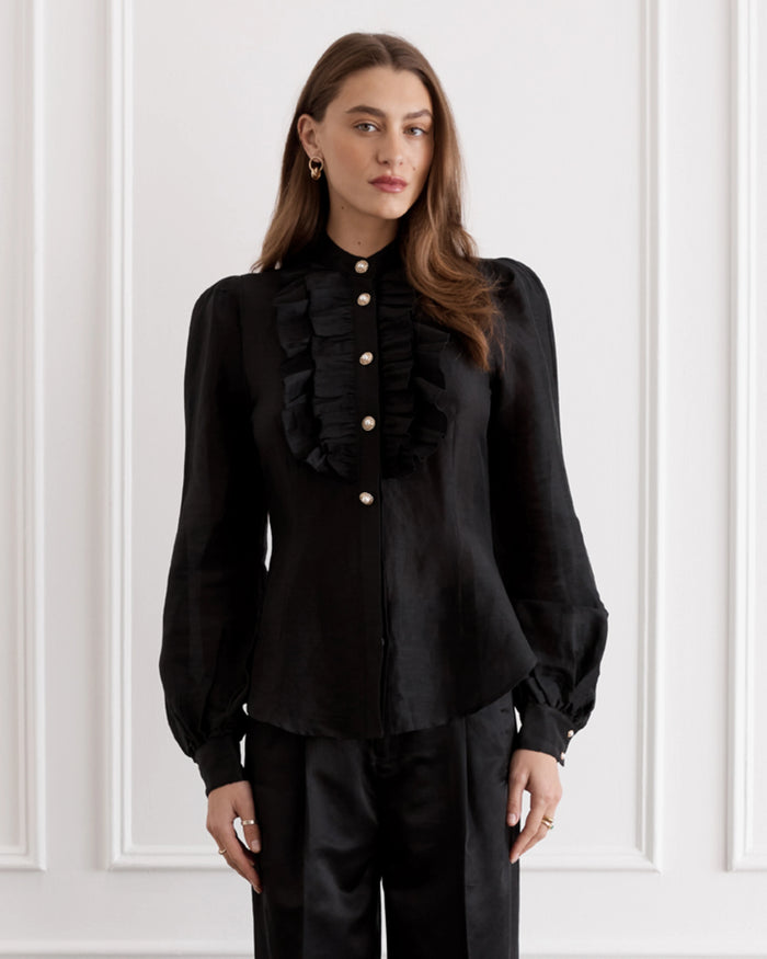 Anastasia Blouse- Fonce