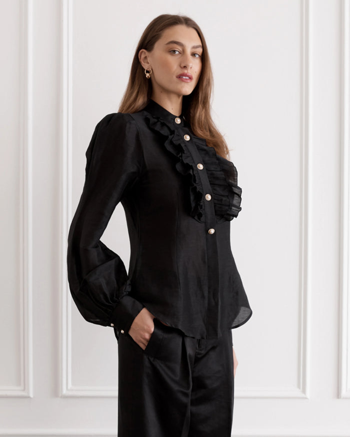 Anastasia Blouse- Fonce