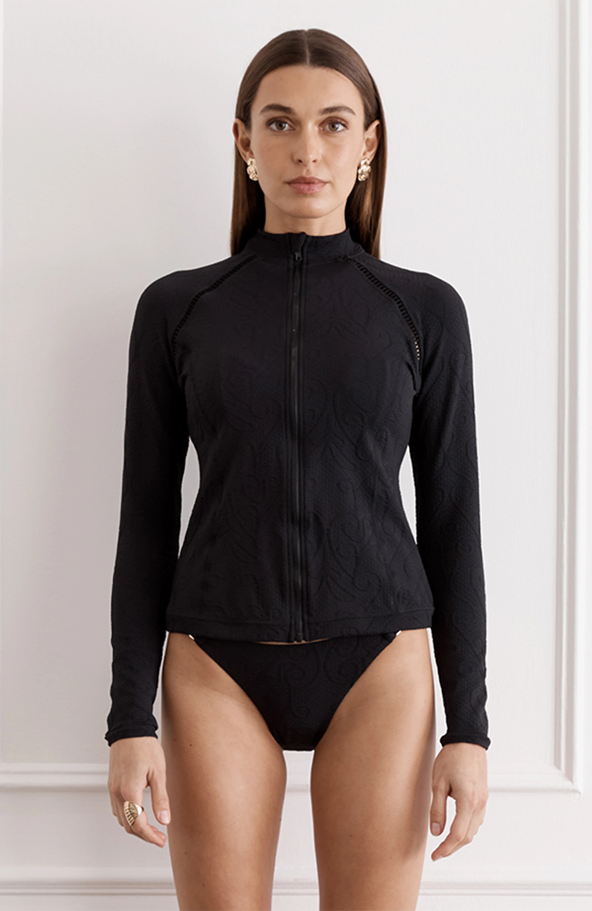 Hayley Rash Guard - Black