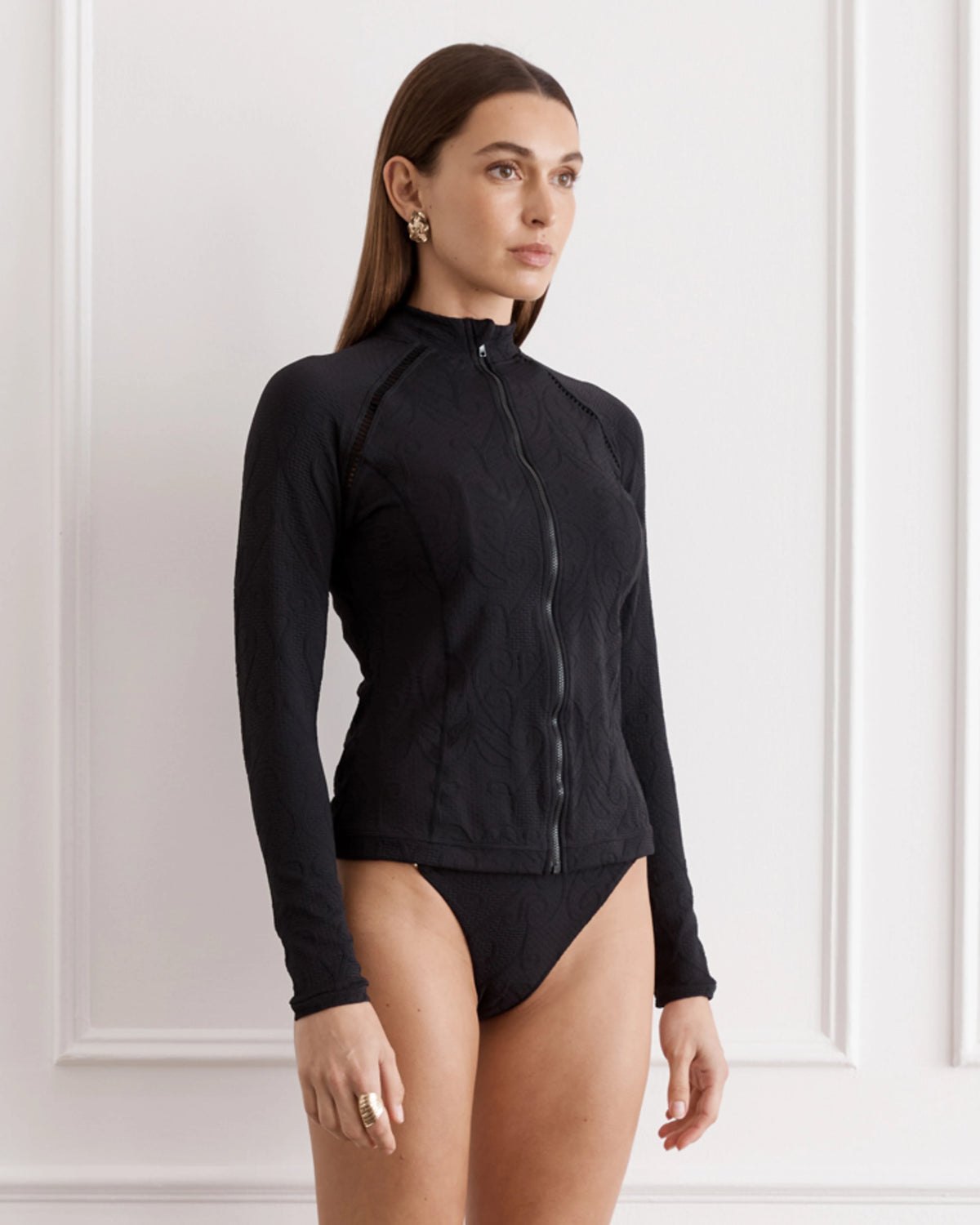 Hayley Rash Guard - Black