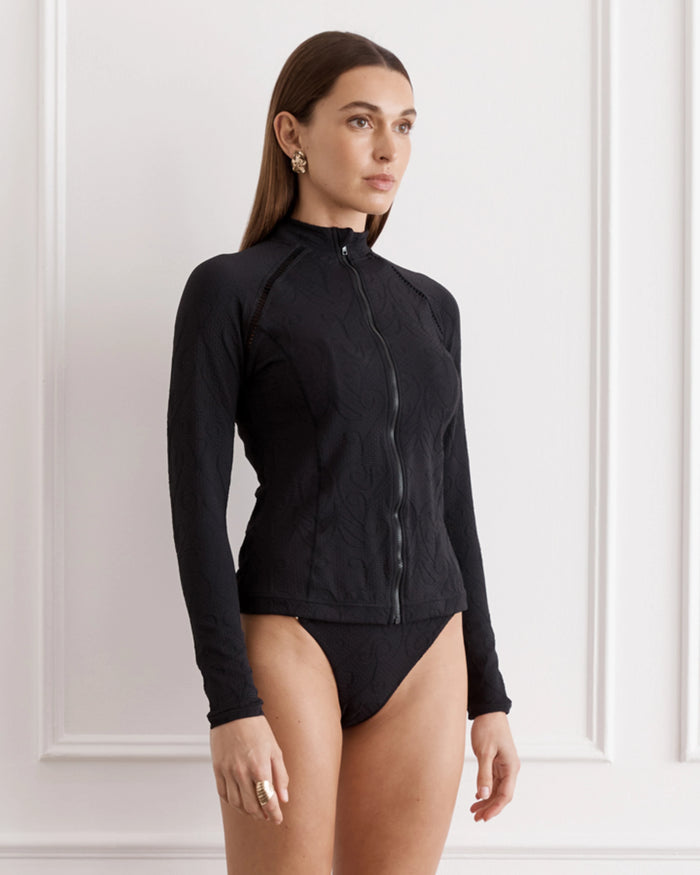 Hayley Rash Guard - Black