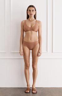 Charlize Classic Pant - Bronze