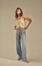Relee Seam Jean - Light Blue