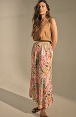Astrid V-Neck Silk Tank Top - Pecan