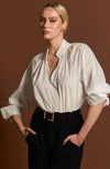 Adore You Oversized Cuff Shirt - White