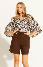 Paradise Shell Top - Abstract Animal