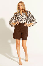 Paradise Shell Top - Abstract Animal