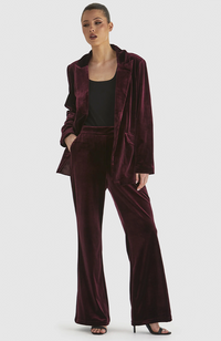 Mustang Sally Velvet Jacket - Wine