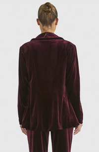 Mustang Sally Velvet Jacket - Wine