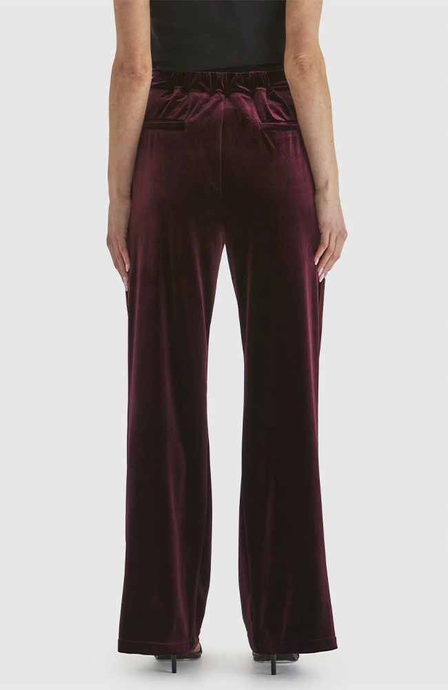 Mustang Sally Velvet Pant - Wine