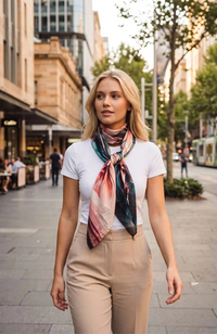 Silk Scarf - Daisy
