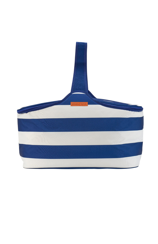 Picnic Cooler Bag - Navy Stripe
