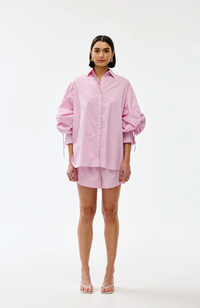 Ashton Shirt - Pink Pinstripe