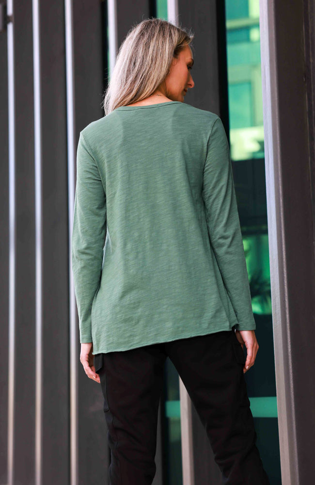 Millicent Long Sleeve Essential Tee - Amazon