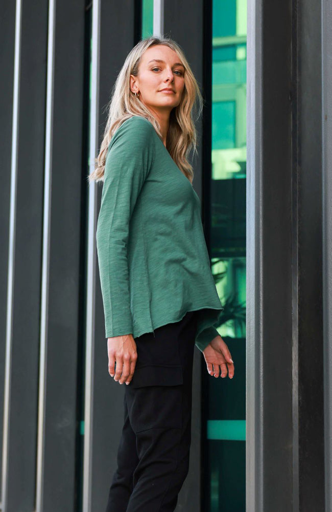 Millicent Long Sleeve Essential Tee - Amazon