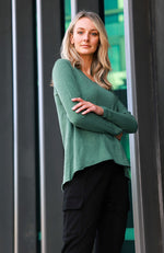 Millicent Long Sleeve Essential Tee - Amazon