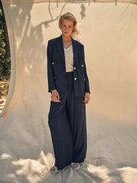 Fleur Cello Pant - Navy