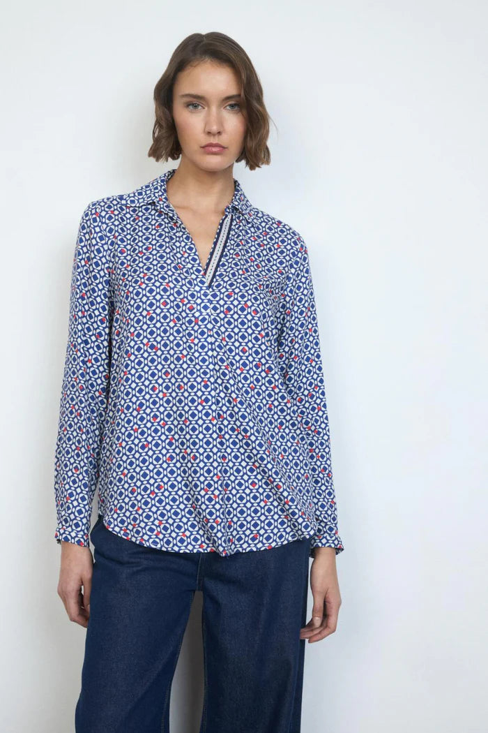 Camilia Blouse - Blue