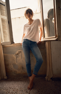 Main O-SS Deco Tee - White