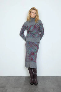 Caesar Jersey Sweater - Silver
