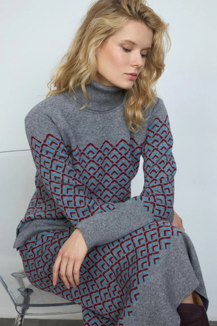 Caesar Jersey Sweater - Silver