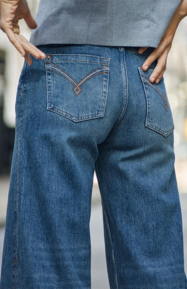 Reem Lake Jean - Dark Blue