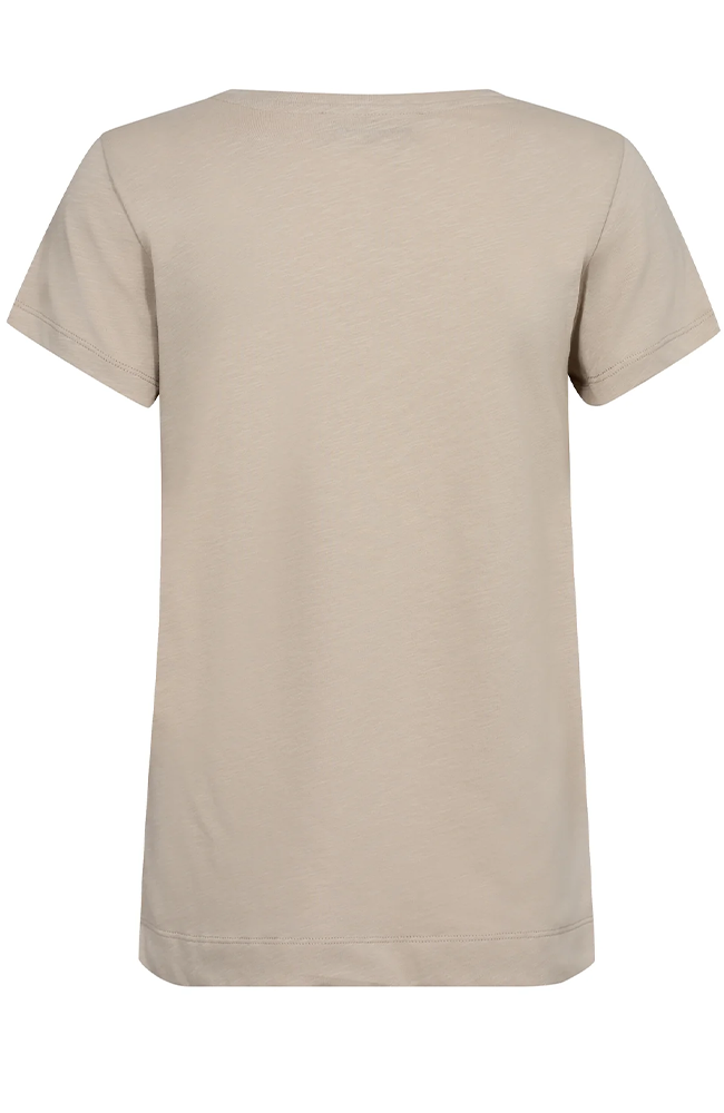 Zibby O-SS Tee - Feather Gray