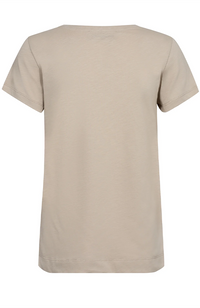 Zibby O-SS Tee - Feather Gray