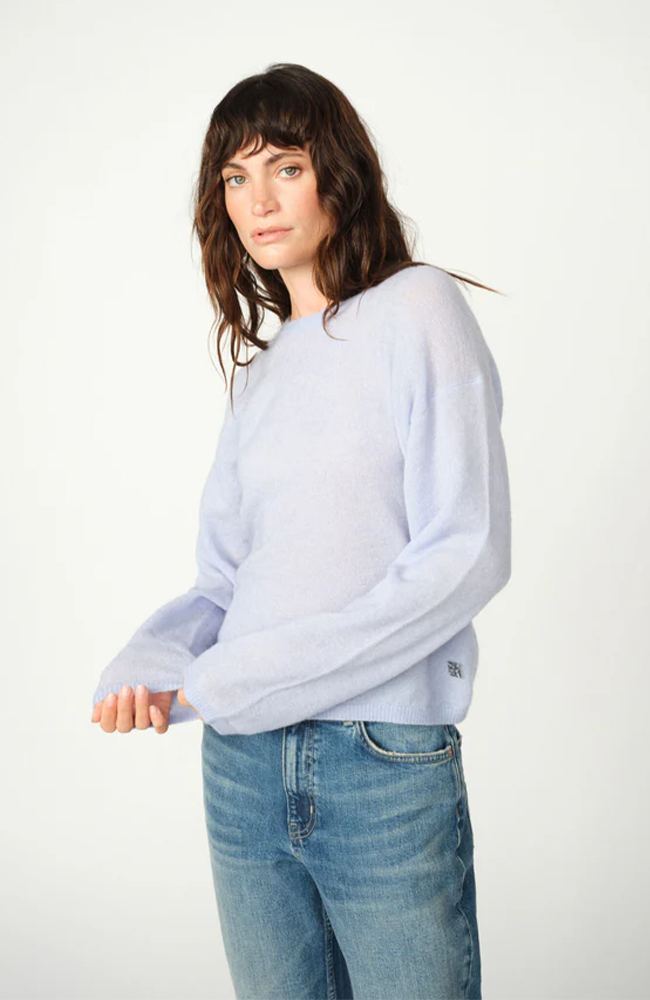 Mape O-Neck Knit - Brunnera Blue