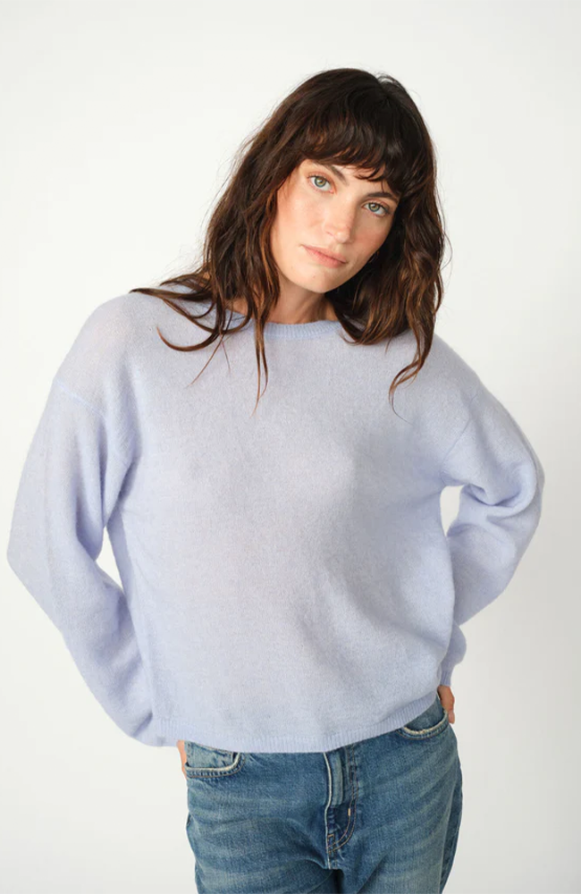 Mape O-Neck Knit - Brunnera Blue