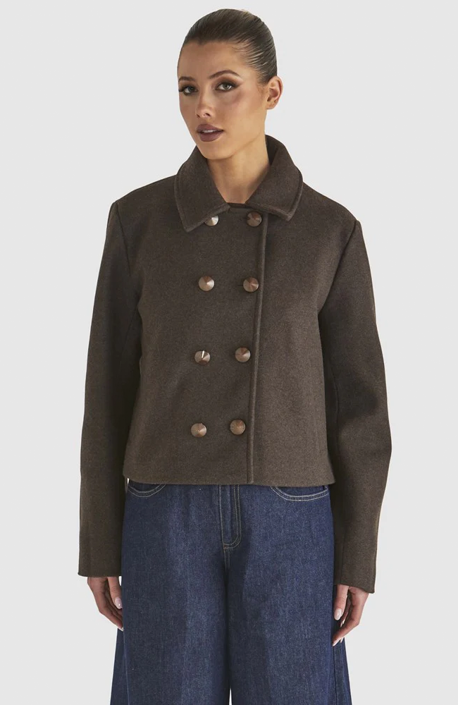 Salvador Jacket - Choc Marle