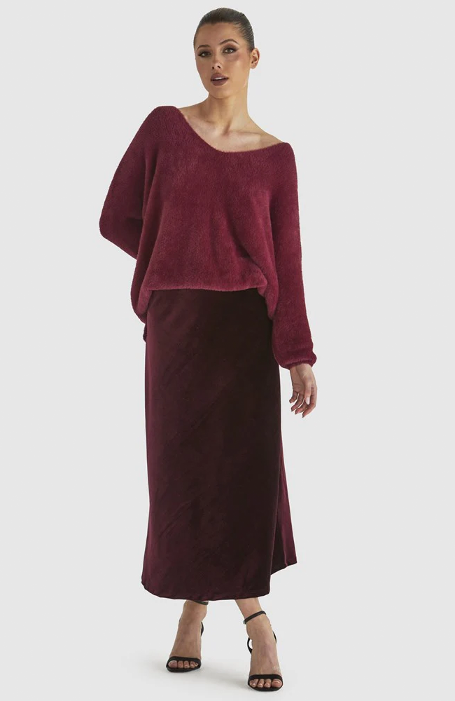 Electra Knit - Wine