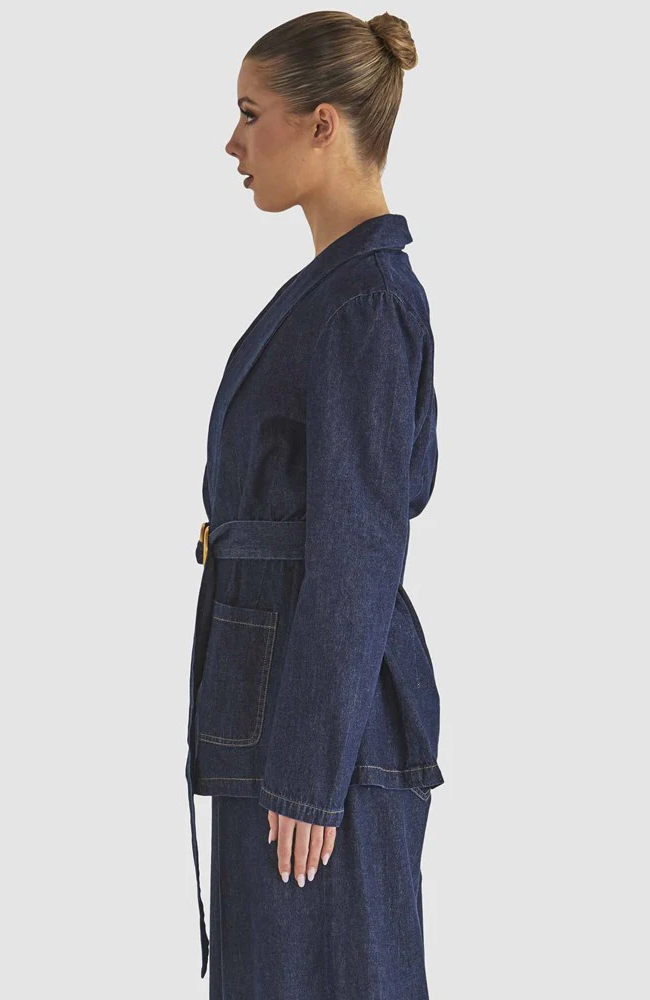 Soaring Blazer - Indigo Wash