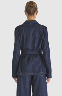 Soaring Blazer - Indigo Wash