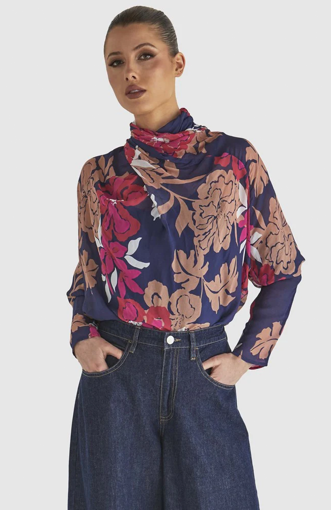 Magnetic Top - Pink Floral