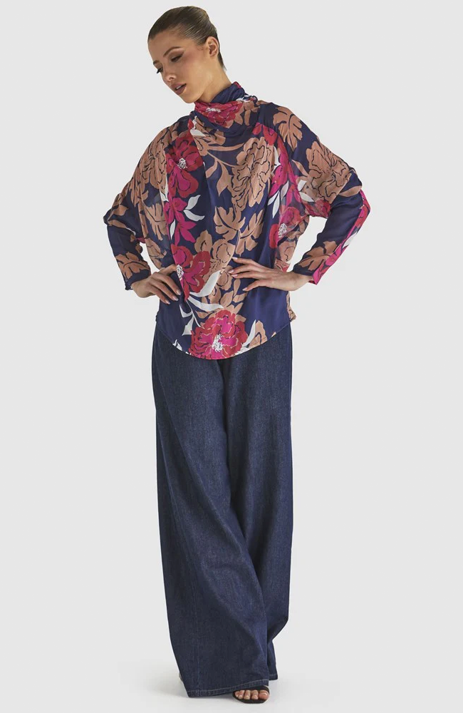 Magnetic Top - Pink Floral