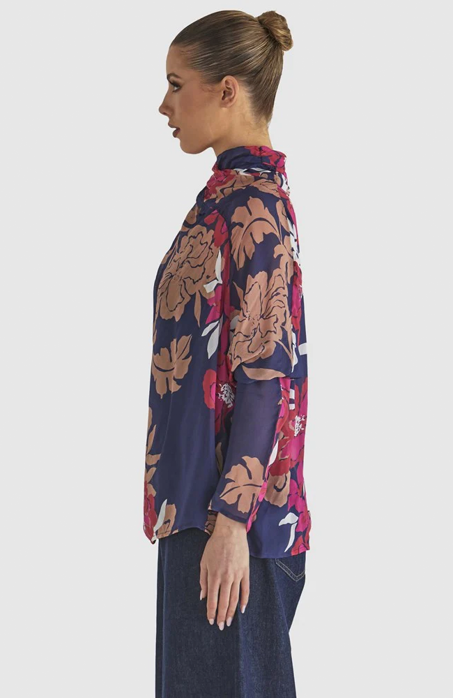 Magnetic Top - Pink Floral