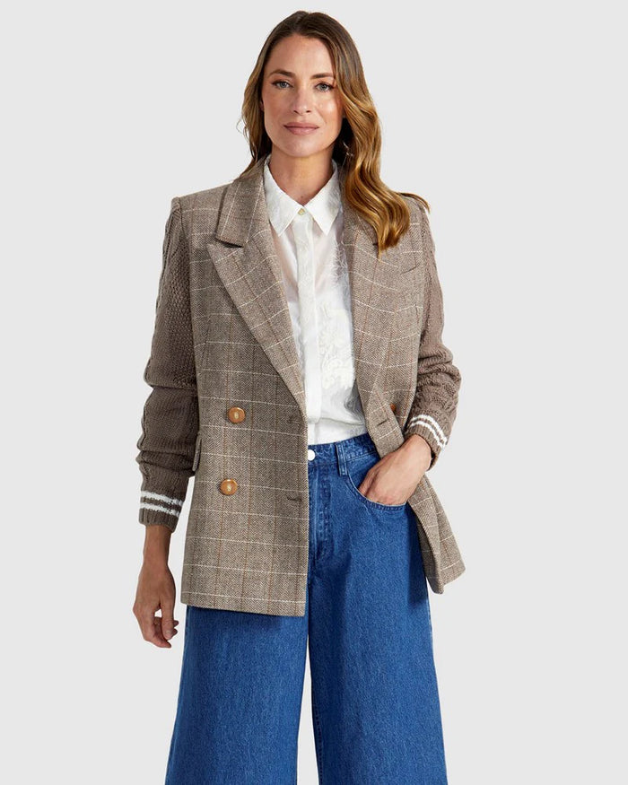 Winton Blazer - Ash Brown