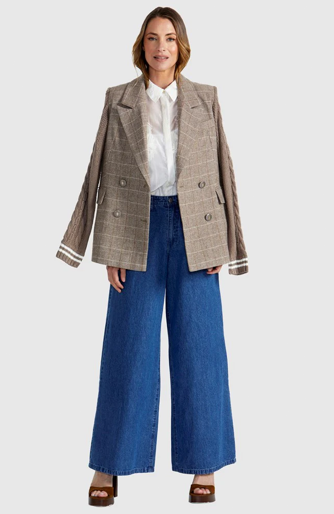 Winton Blazer - Ash Brown