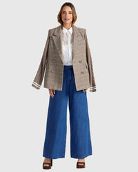 Winton Blazer - Ash Brown