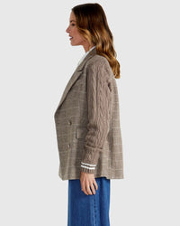 Winton Blazer - Ash Brown