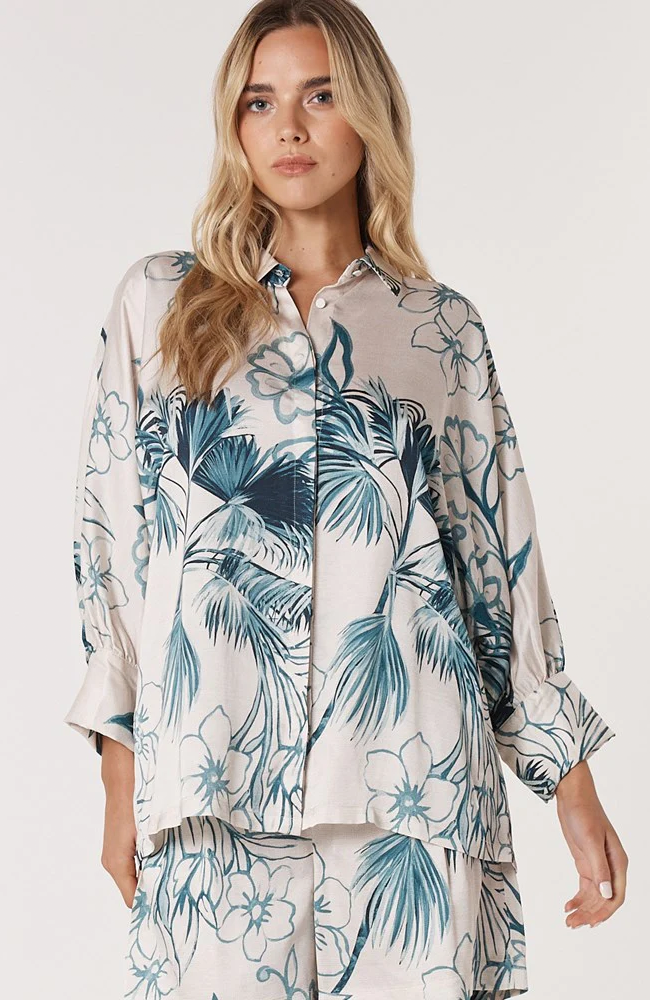 Solstice Palms Shirt – Palm Print