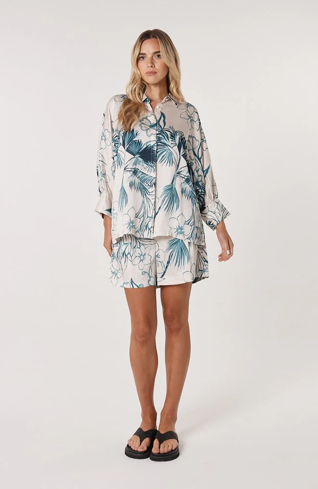 Solstice Palms Shirt – Palm Print