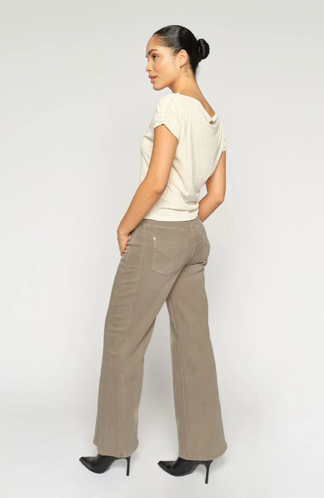 Dara Shadow Pant - Light Grey
