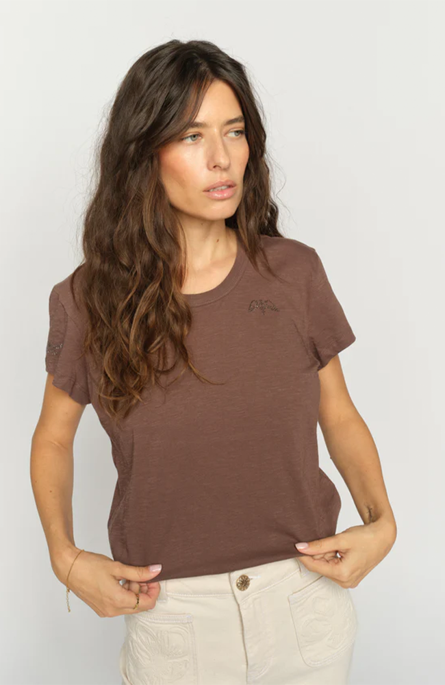 Safina Tee - Coffee Quartz