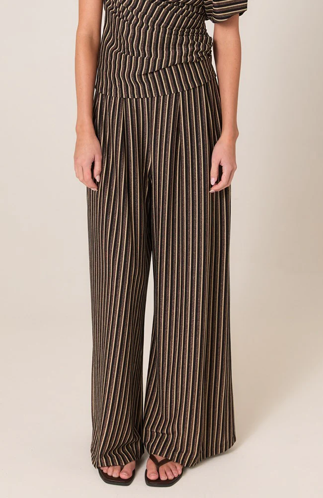 Everlyn Metallic Jersey Pant - Multicolor