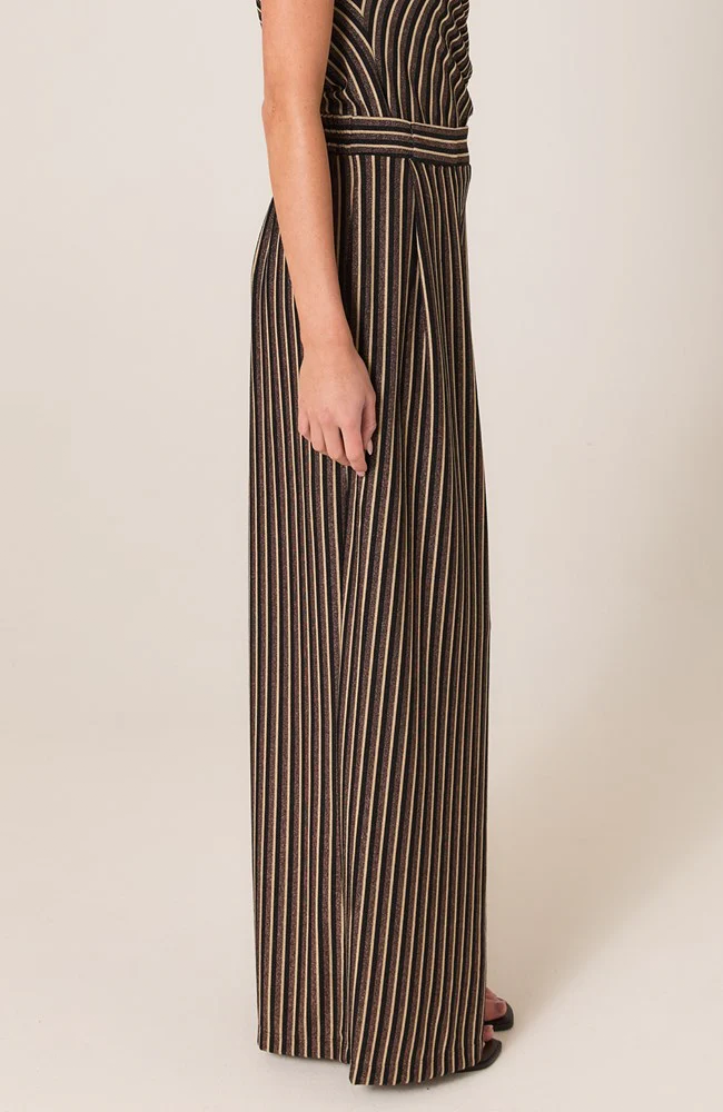 Everlyn Metallic Jersey Pant - Multicolor