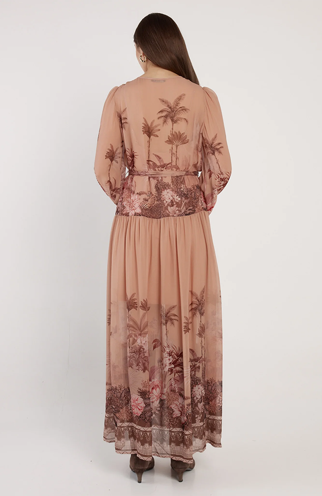Romy Long Sleeve Maxi Dress - Neutral
