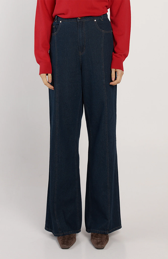 Avia Wide Leg Jean - Indigo