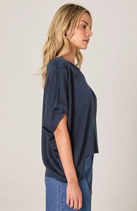 Esther Knit Top - Navy